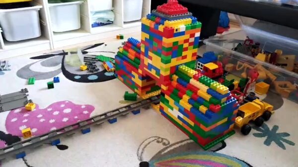 Als Duitse kinderen met LEGO spelen