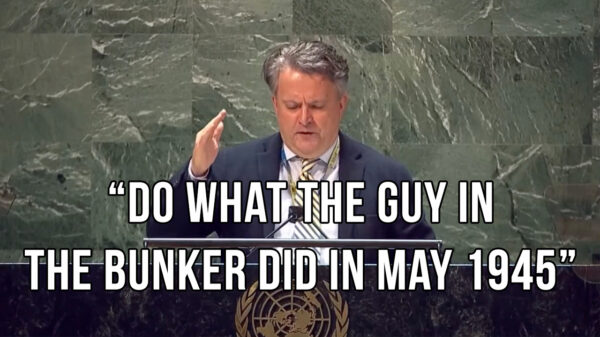 Oekraïense VN-ambassadeur Sergiy Kyslytsya vergelijkt Poetin met Adolf Hitler