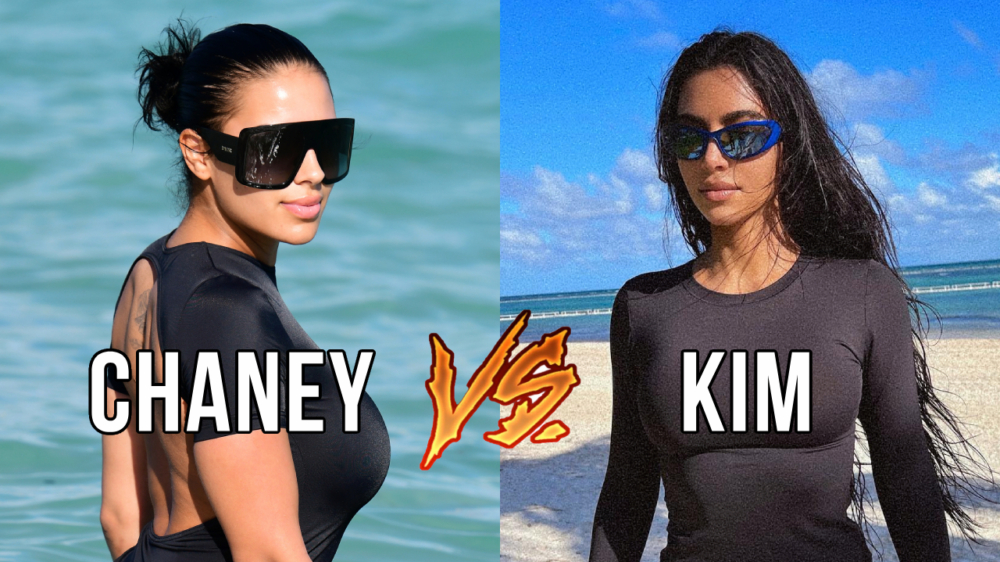 Nieuwe vriendin Kanye West heet Chaney Jones en is een 1-op-1-kopie van Kim Kardashian