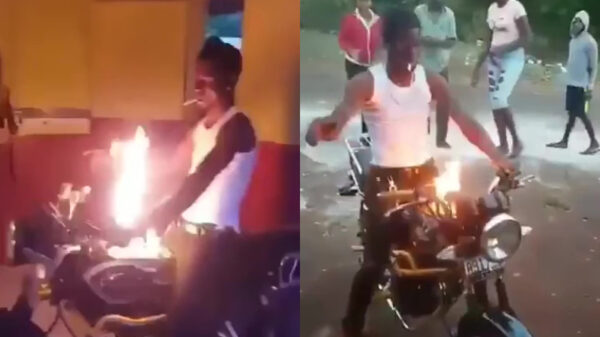 Deze man is de meester van de vlammende burnout