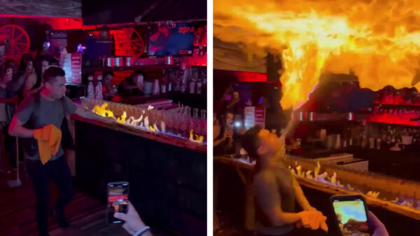 Het bewijs dat niet alle kroegen even zorgvuldig met brandveiligheid omgaan