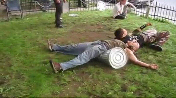 Backyard wrestling is alleen voor echte bikkels