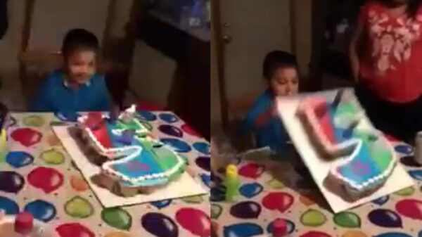 Kleine Pedro hield niet zo van verjaardagsliedjes