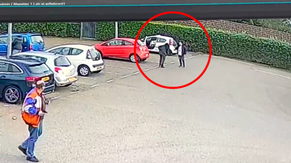 CCTV: huiselijk geweld tijdens boodschappen doen in St. Willebrord