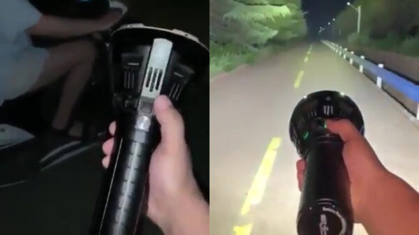 Zo, dat is best een pittig zaklampje