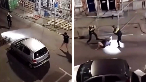 Rotterdamse vrouw wil vriend omleggen, politie grijpt in en vloert haar met taser