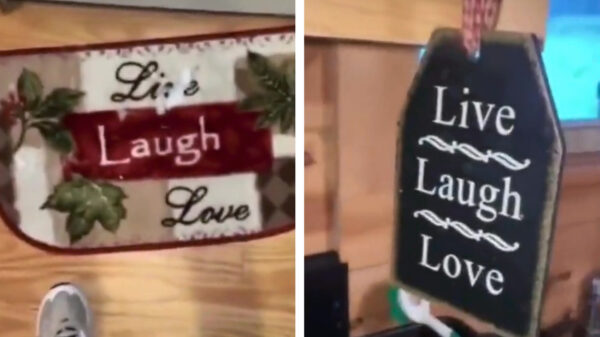 Als je vriendin weer eens inkopen bij de Action heeft gedaan