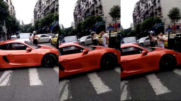 Relchinees denkt ongestraft een paar tikken te kunnen uitdelen tijdens road rage