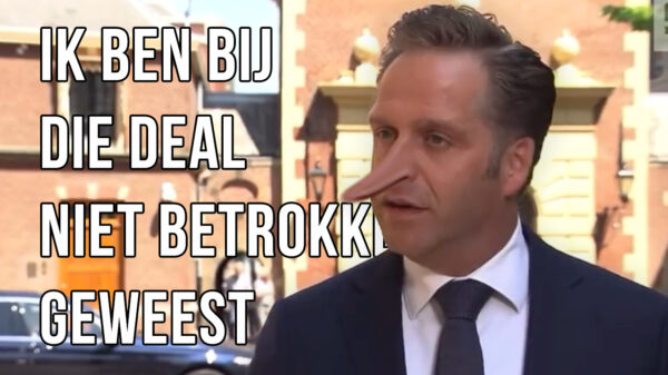 Foei. Hugo de Jonge heeft glashard gelogen over mondkapjesdeal met Sywert van Lienden
