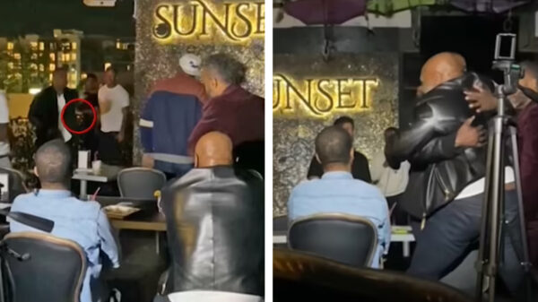 Man trekt wapen tijdens ruzie met Mike Tyson die hem vervolgens een knuffel geeft