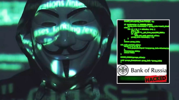 Anonymous claimt centrale bank van Rusland te hebben gehackt, inclusief geheime documenten