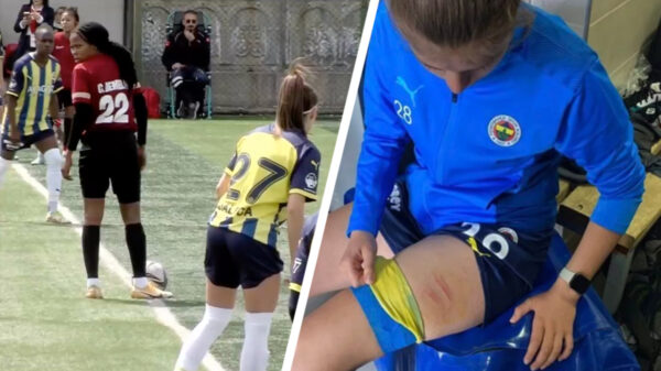6 rode kaarten, knokpartij en een stenenregen vanaf tribune in Turks vrouwenvoetbal