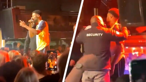 Sevn Alias ontploft als hij tijdens een optreden in Raalte met bier wordt bekogeld