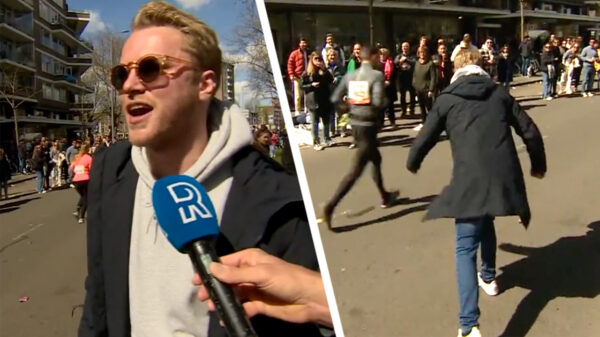 Het afteren bij de Marathon van Rotterdam was dit jaar heel erg gezellig!