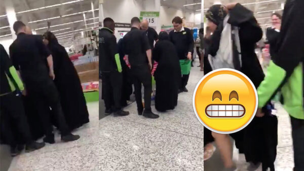 Vraag van vandaag: hoeveel boodschappen kun je in een boerka verstoppen?