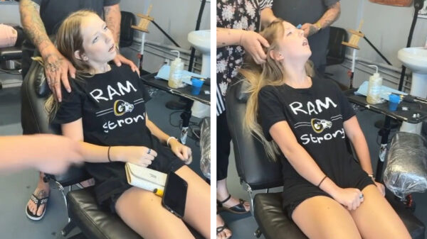 Grietje gaat volledig van haar stokje als ze een vingertatoeage krijgt