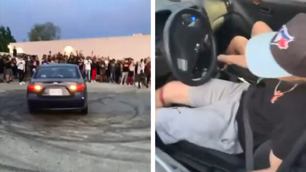 'Jehovagetuige' loopt een pijnlijke voet op tijdens het donuts draaien