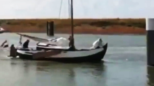 Hun eerste dagje zeilen verloopt tot nu toe vlekkeloos!