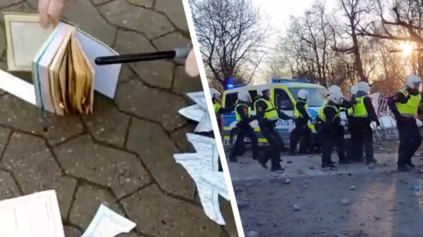 Chaos en rellen in Zweden na koranverbranding door rechts-extremisten