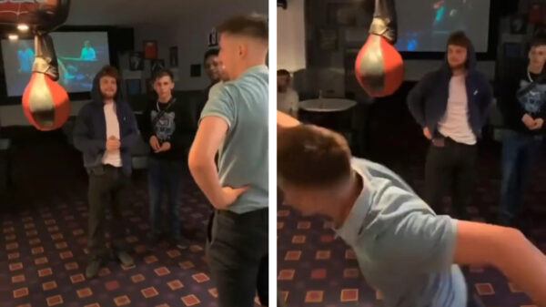 Dit is het exacte moment waarop Dan zijn knokkeltjes brak