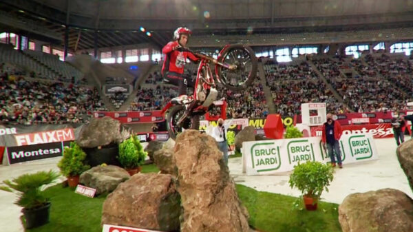 Even een lading supervette beelden van de X-trial in Barcelona