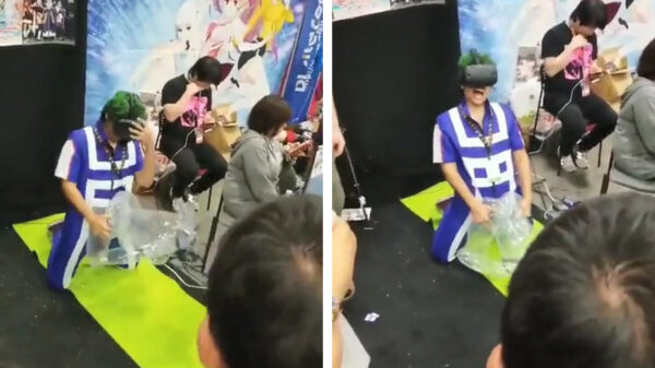 Geluksvogel mag op een game convention deze 'realistische' VR-game uitproberen