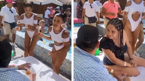 Miguel geniet van zijn vakantie... Totdat hij betrapt wordt door vrouwlief