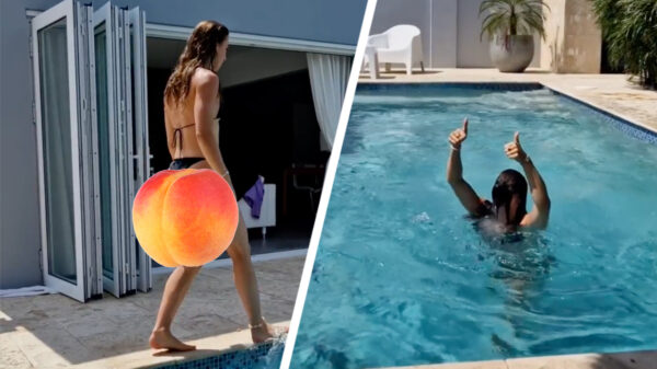 Heb je Suzanne Schulting wel eens een bommetje in het zwembad zien maken?