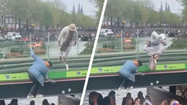 In dat bootje springen tijdens Koningsdag verliep iets anders dan gepland