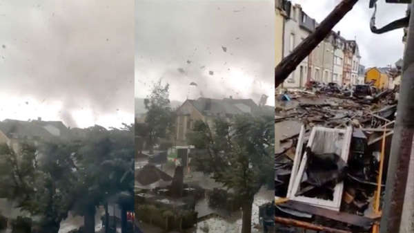 Ook in Luxemburg ging het gisteravond behoorlijk los: 14 gewonden, 200 huizen beschadigd