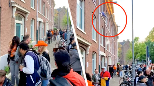 Asociale voortuinpisser krijgt op Koningsdag een bak karma op zijn bakkes