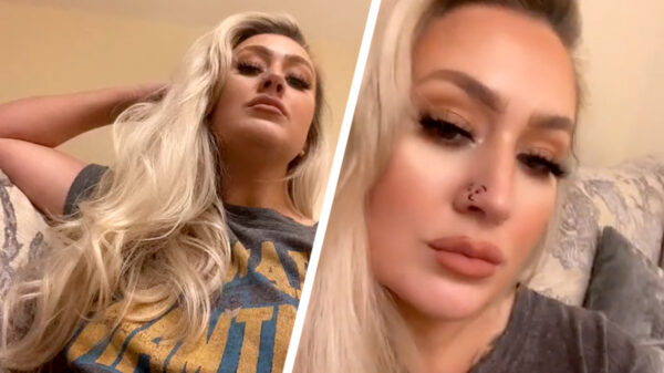 Deze blondine heeft best een bijzonder talent