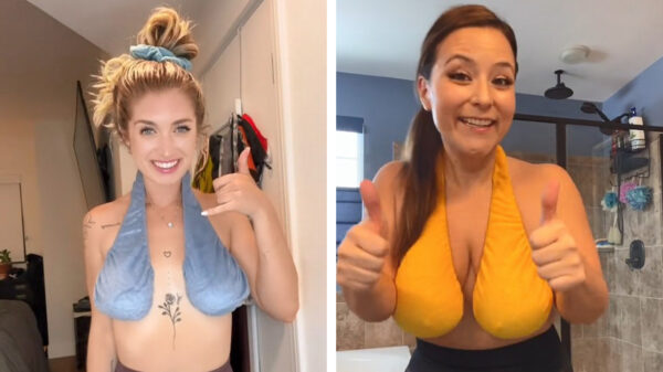 De Ta-Ta Towel is een bijzondere bustehouder die om een dansje vraagt