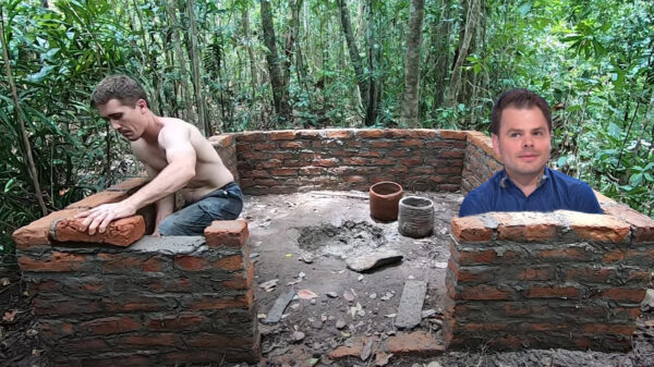 Primitive Technology is terug en bouwt een bakstenen villa voor Roel van Velzen