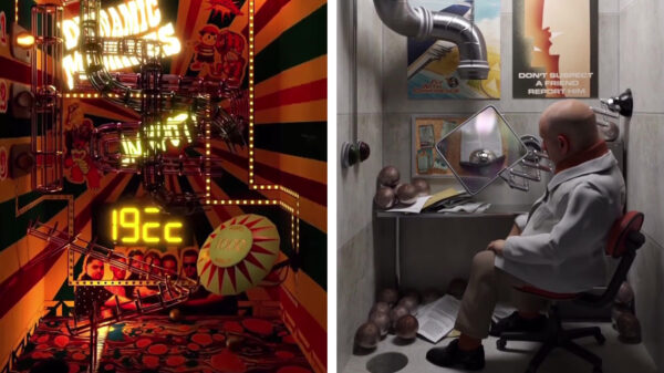 2000 CGI-artiesten worden uitgedaagd om een '3D-knikkermachine' te maken