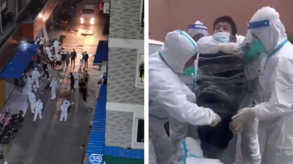 Wanhopige inwoners Shanghai zijn klaar met extreme lockdown en vechten keihard terug