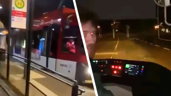 Twee 23-jarige Duitsers maakte ritje in een gekaapte tram na avondje stappen