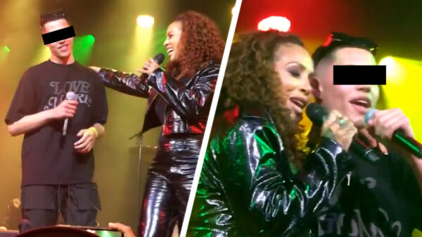 Glennis Grace en haar zoon starten charmeoffensief en treden lekker samen op