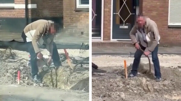 Hondsbrutale koperdief gaat op klaarlichte dag in Almelo rustig zijn gang