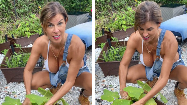 Ze is helemaal niet dubbelzinnig, maar houdt gewoon ontzettend van tuinieren