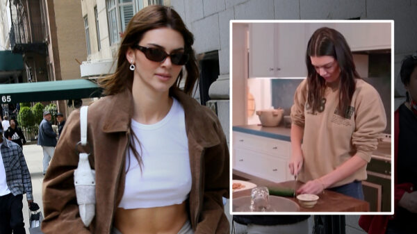 LOL: Kendall Jenner probeert een komkommer te snijden, het internet gaat los