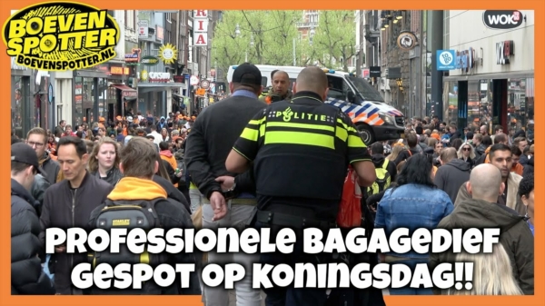 Boevenspotter wist ook op Koningsdag zakkenrollers op heterdaad te betrappen