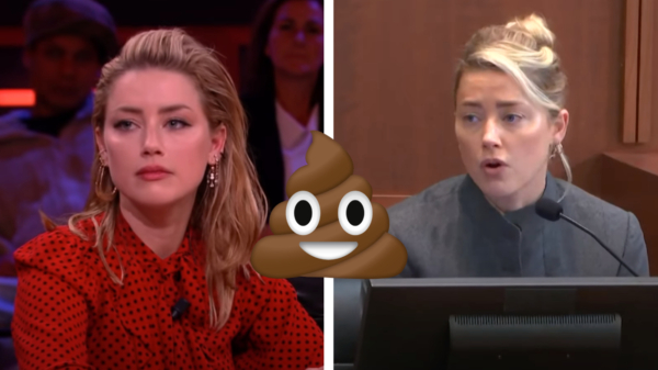 Amber Heard ontkent weer in bed te hebben gekakt, Depp gebruikt fragment RTL Late Night als bewijsstuk
