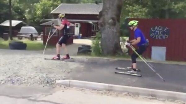 Man legt uiterst effectieve strook aan tegen die irritante rolskiërs