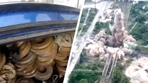 Oekraïners blazen bij Loehansk een brug op om de Russen te vertragen