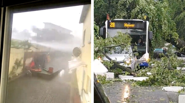 Compilatie: een tornado in het Duitse Paderborn richtte heel veel schade aan