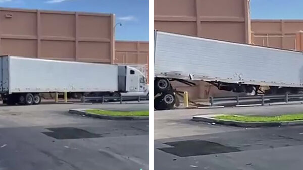 Vrachtwagenchauffeur is met zijn verkeerde been uit bed gestapt