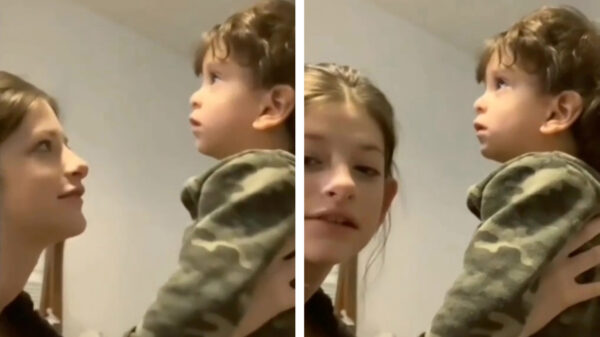 Hey junior, zeg eens "gracias"