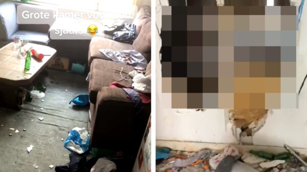 Huisgenoten regelen een grotere kamer voor hun nieuwe huisgenoot. Lief!