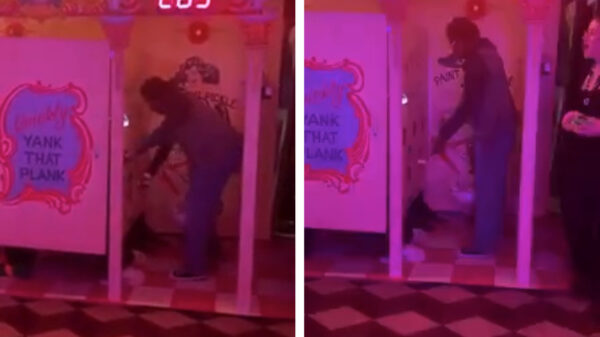 Kan aan ons liggen, maar dit is wel een heel bedenkelijk kermisspelletje